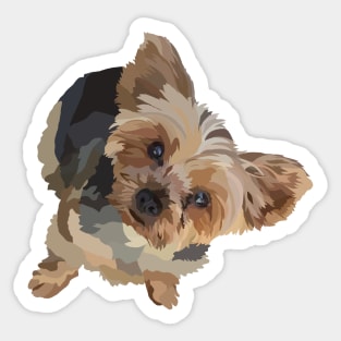 Yorkie Doodle Sticker